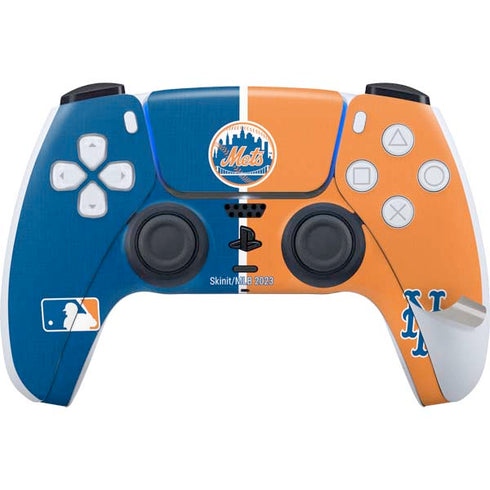 MLB New York Mets Split PS5 Pro Disk Bundle  Skin